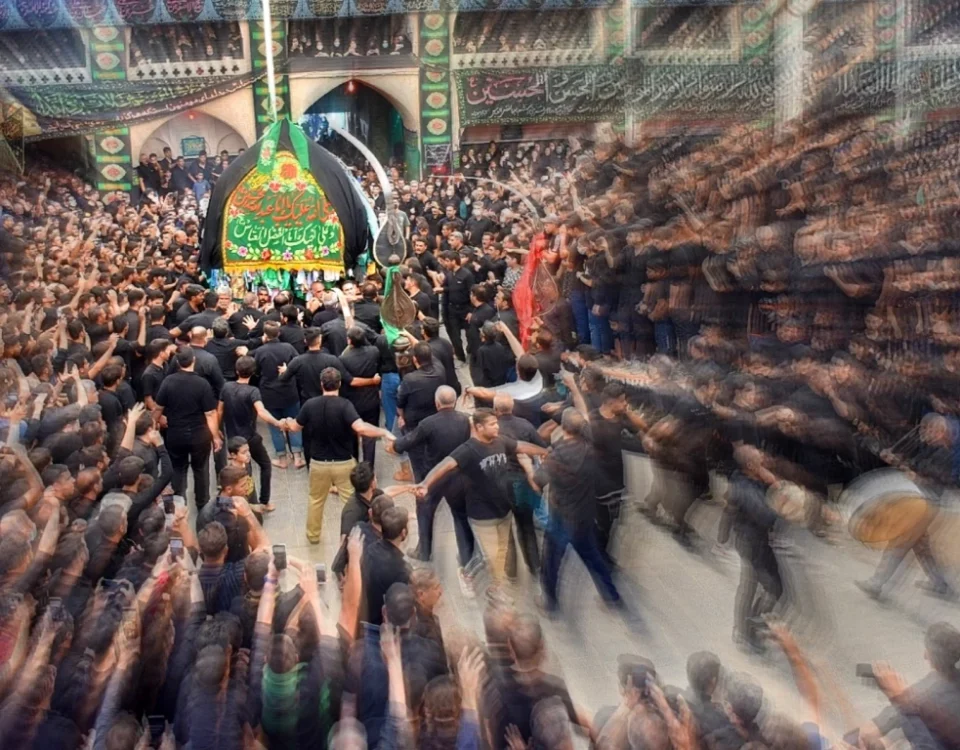 مراسم تعزیه حسینیه زواره اردستان